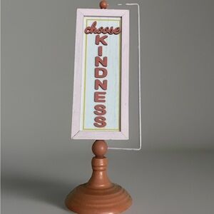 NWT Be Our Guest Choose Kindness Revolving Sign